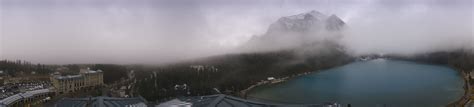 Webcam Lake Louise: The Fairmont Chateau, 1,760 m